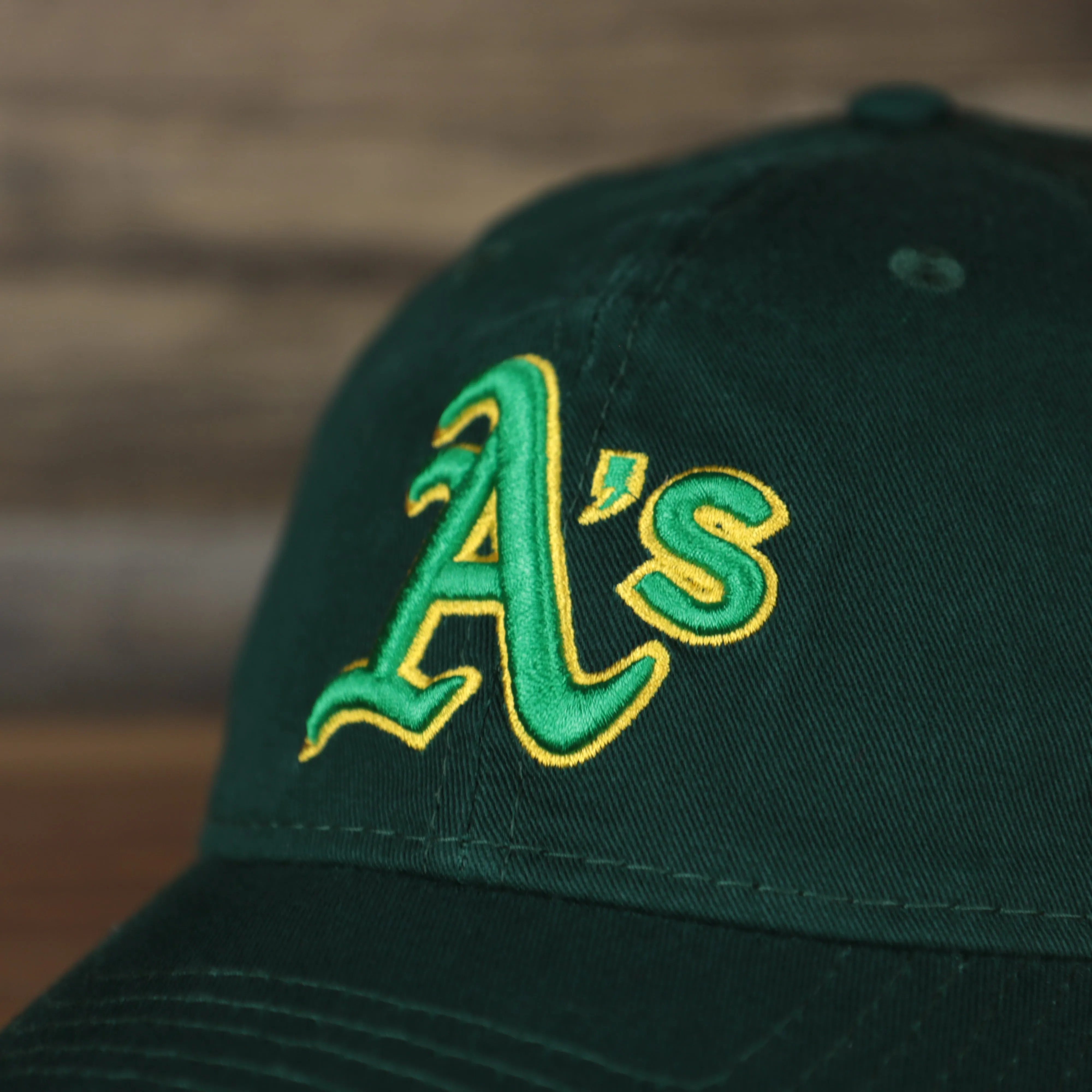 Oakland Athletics 2022 MLB Batting Practice On-Field Spring Training 9Twenty Trucker Dad Hat