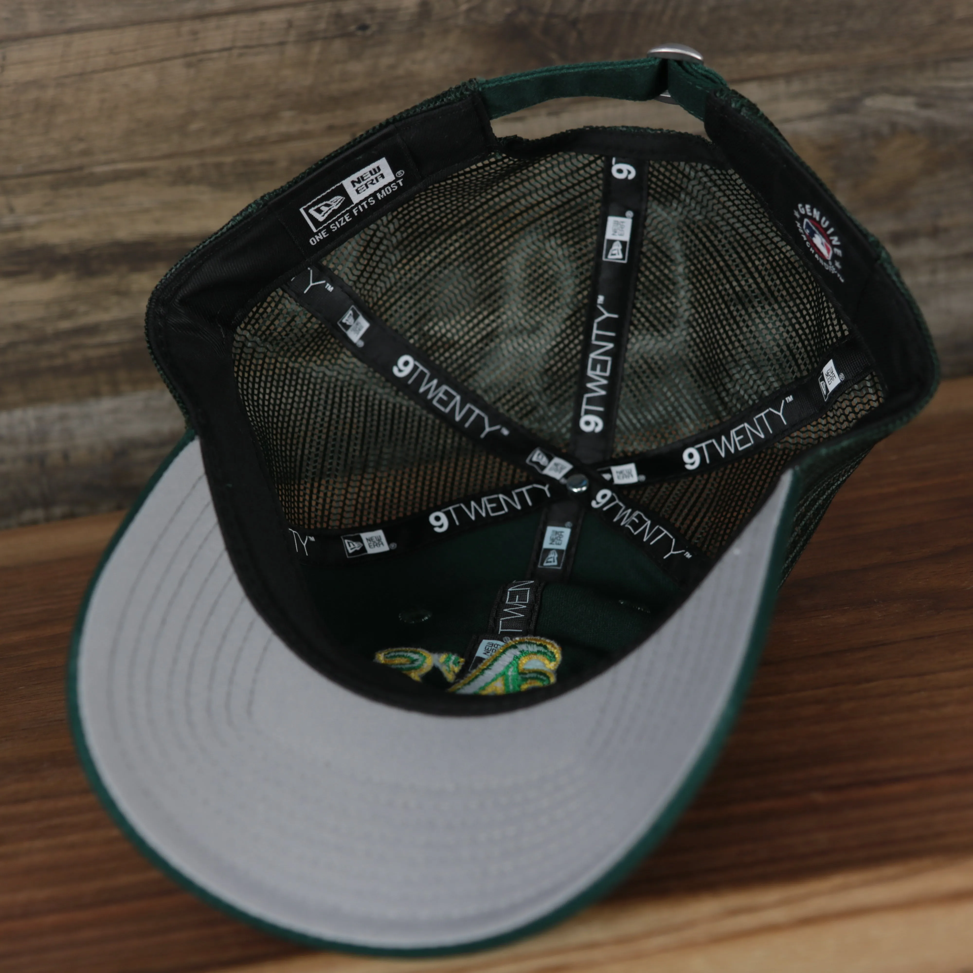 Oakland Athletics 2022 MLB Batting Practice On-Field Spring Training 9Twenty Trucker Dad Hat