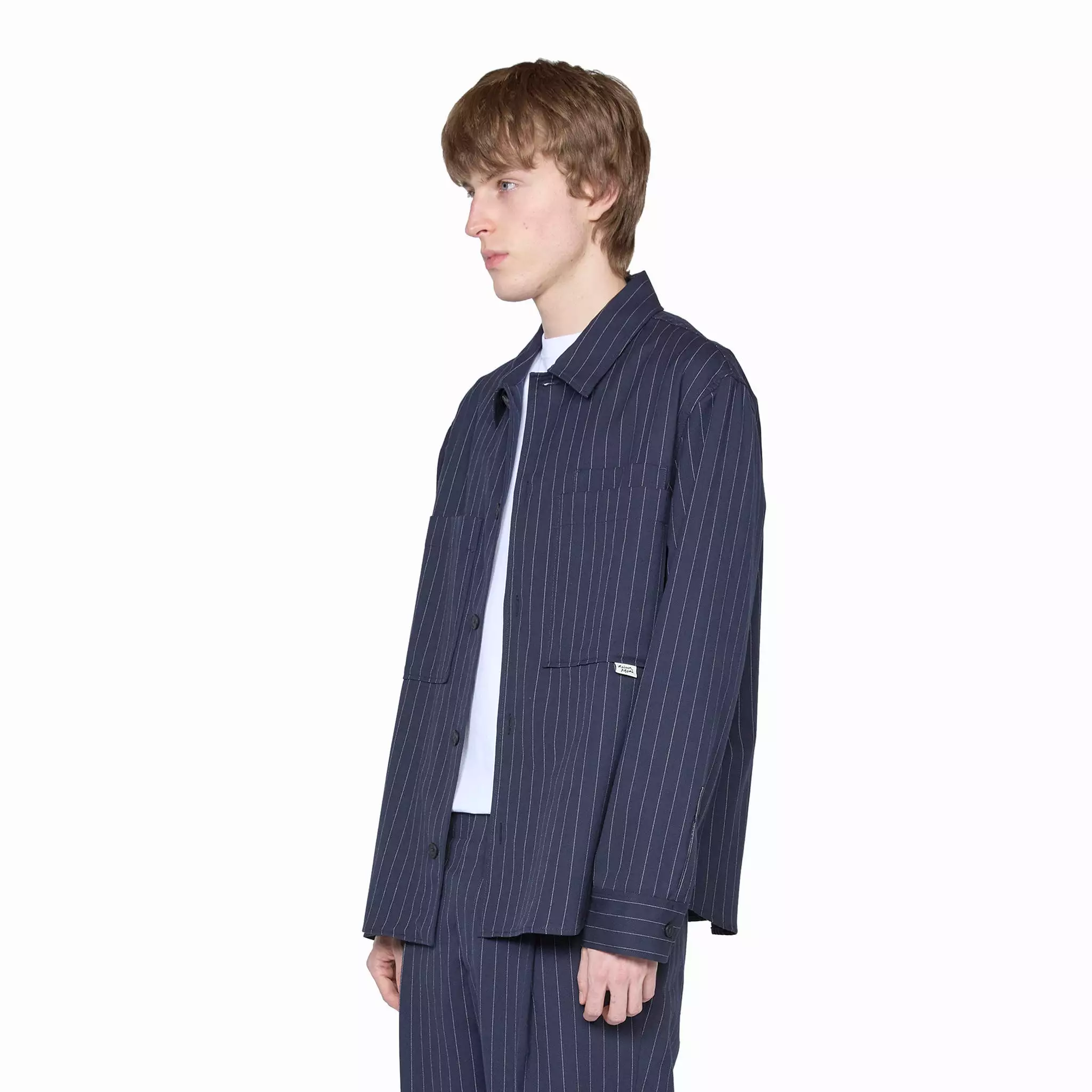 Overshirt Navy Stripes