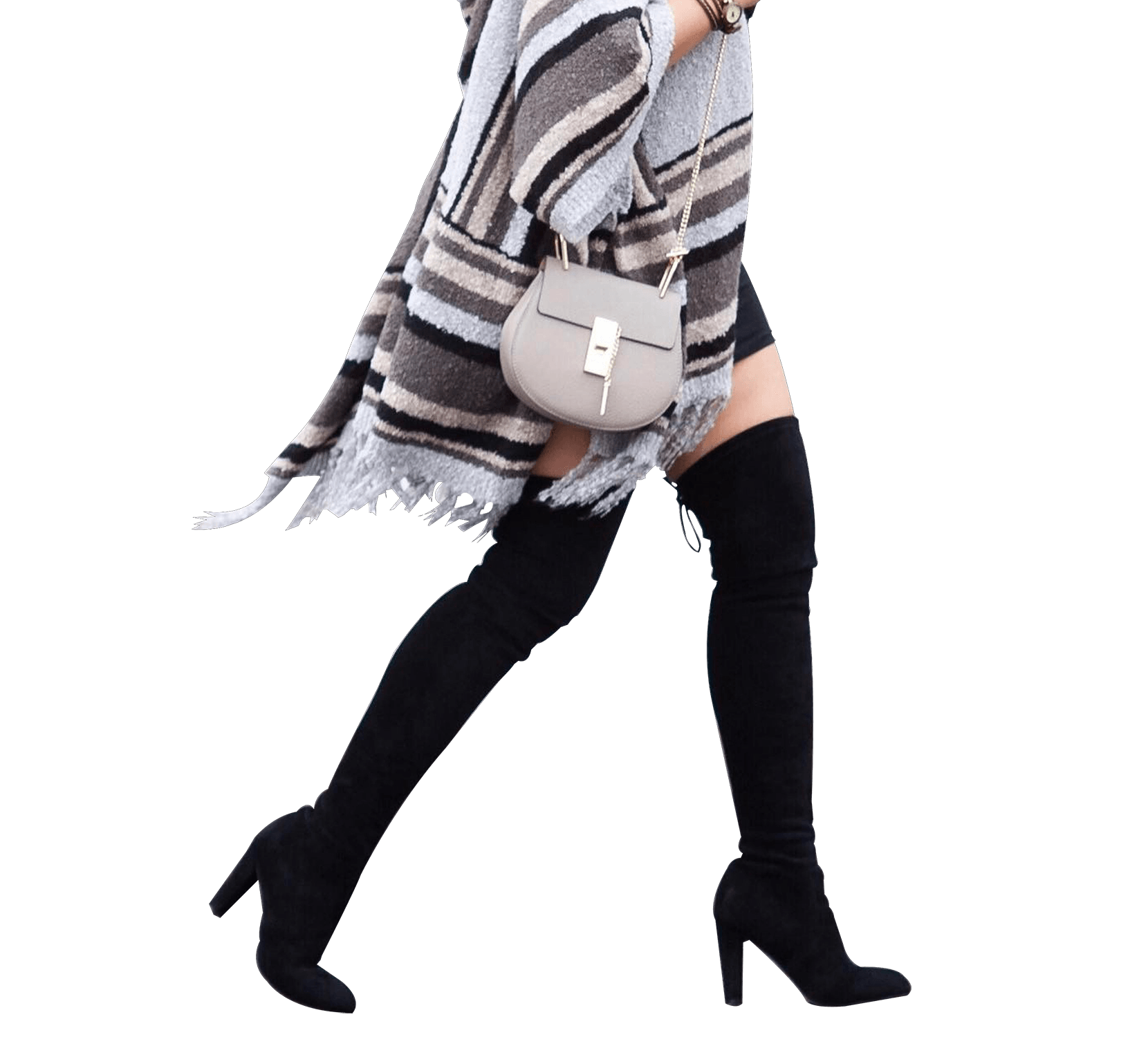 Pamela Slim Fit Over The Knee High Heel Boots