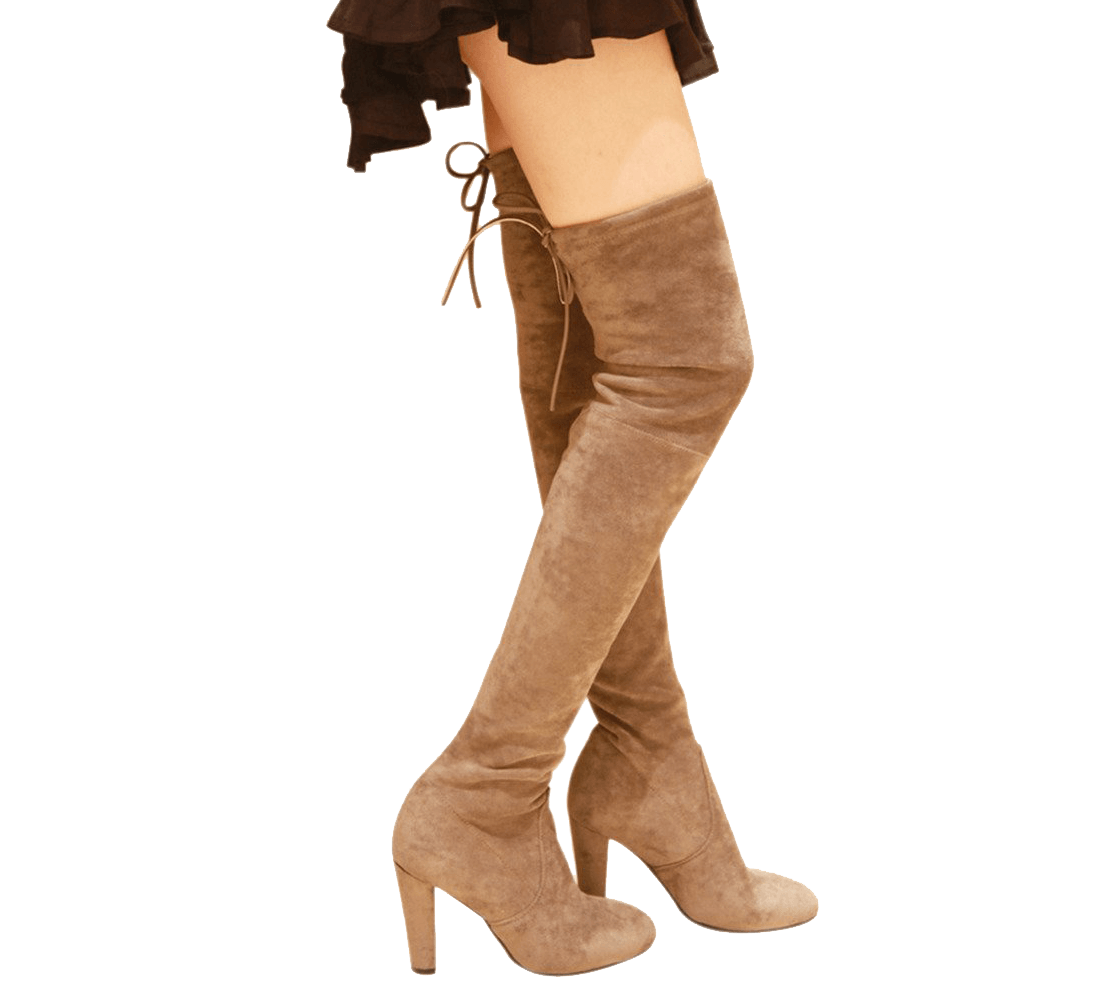 Pamela Slim Fit Over The Knee High Heel Boots