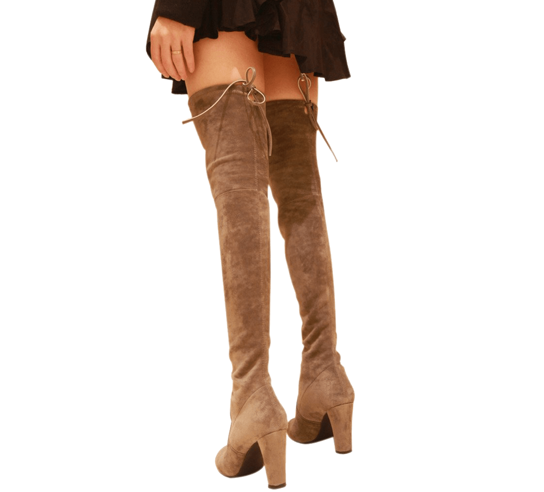 Pamela Slim Fit Over The Knee High Heel Boots