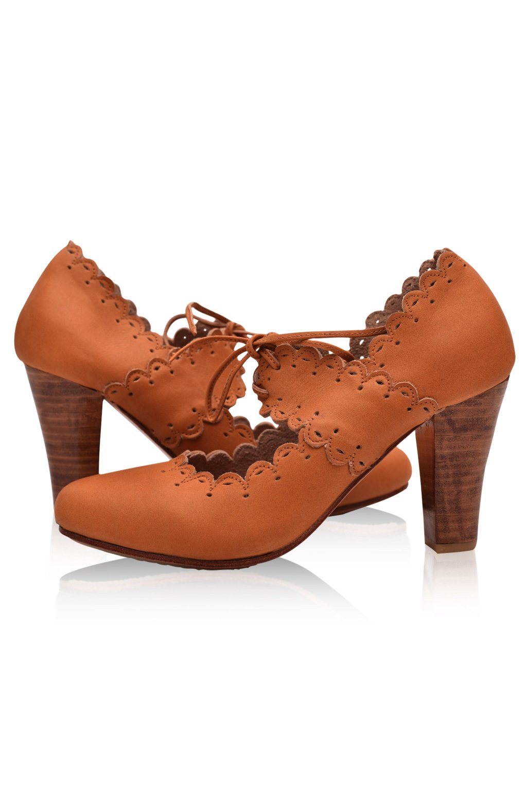 Paradise Bird Leather Heels