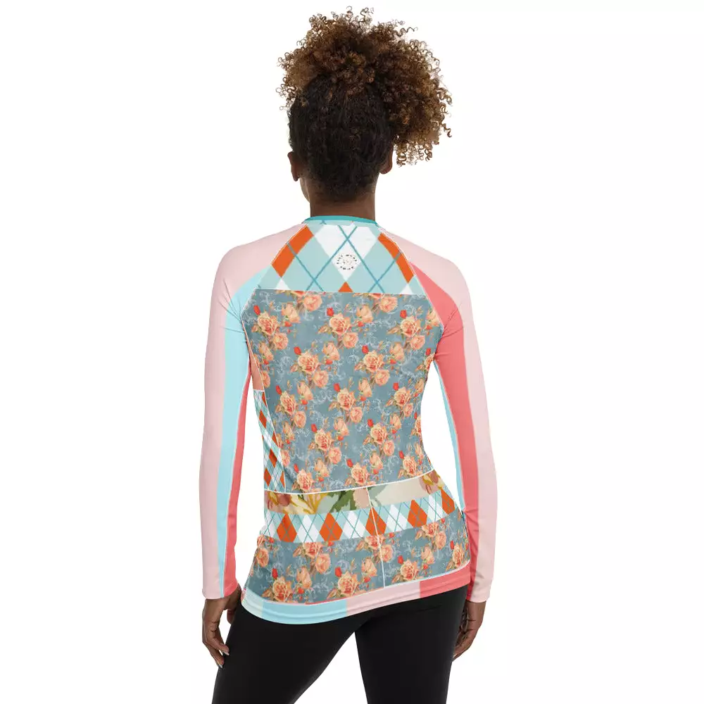 Peaches and Cream Fashion Rashguard Top