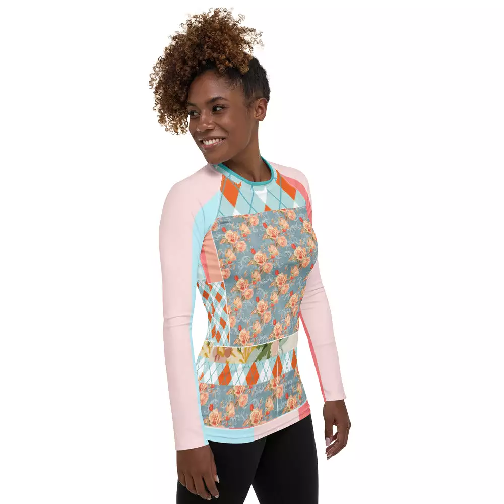 Peaches and Cream Fashion Rashguard Top