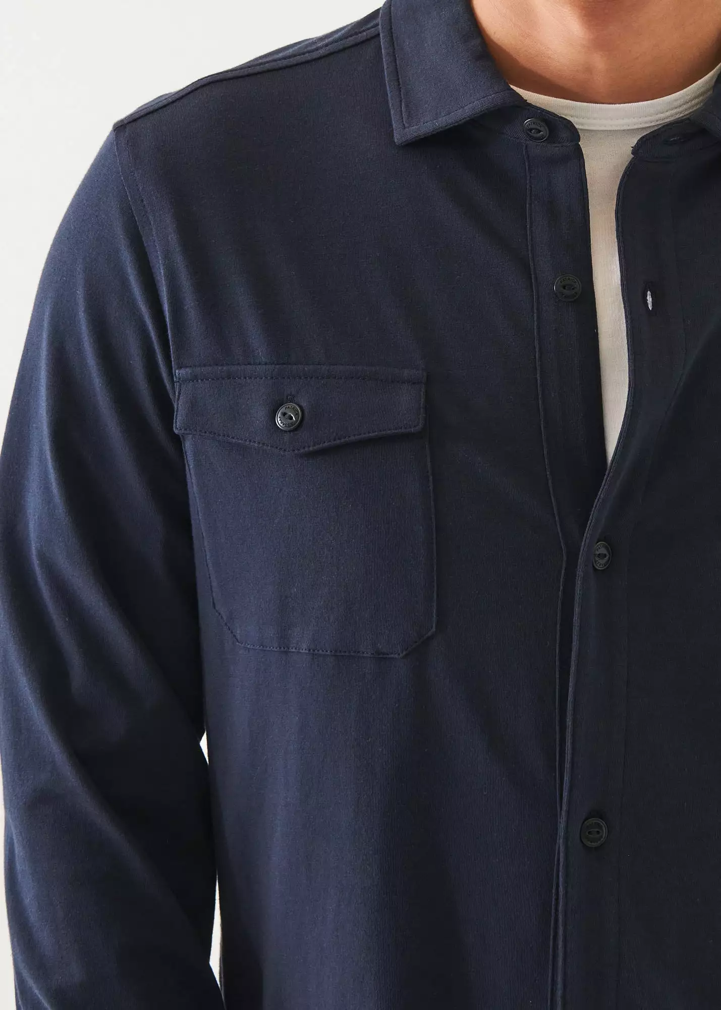 PIMA COTTON STRETCH OVERSHIRT