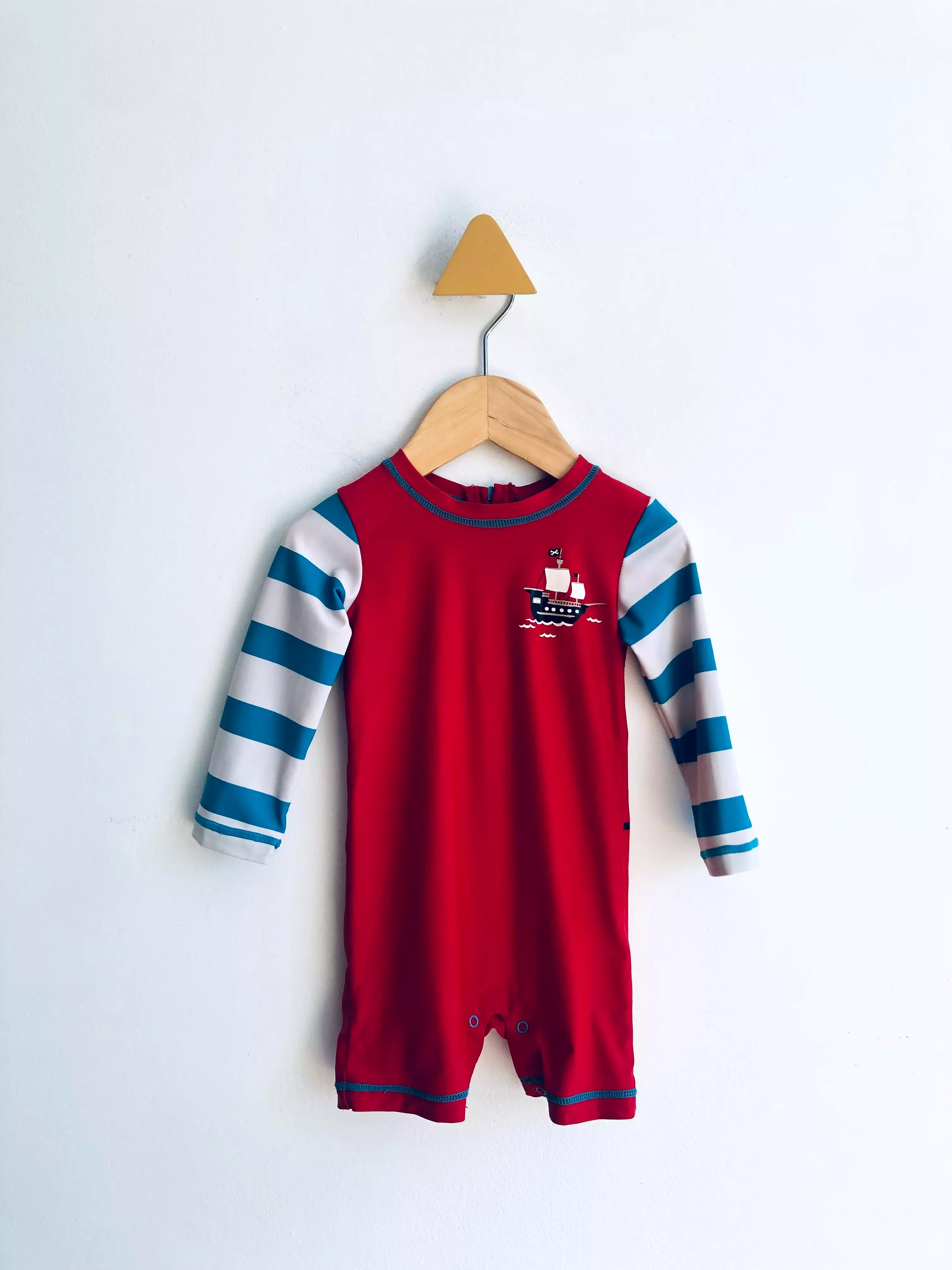 Pirate Ship Rashguard // 6-12M