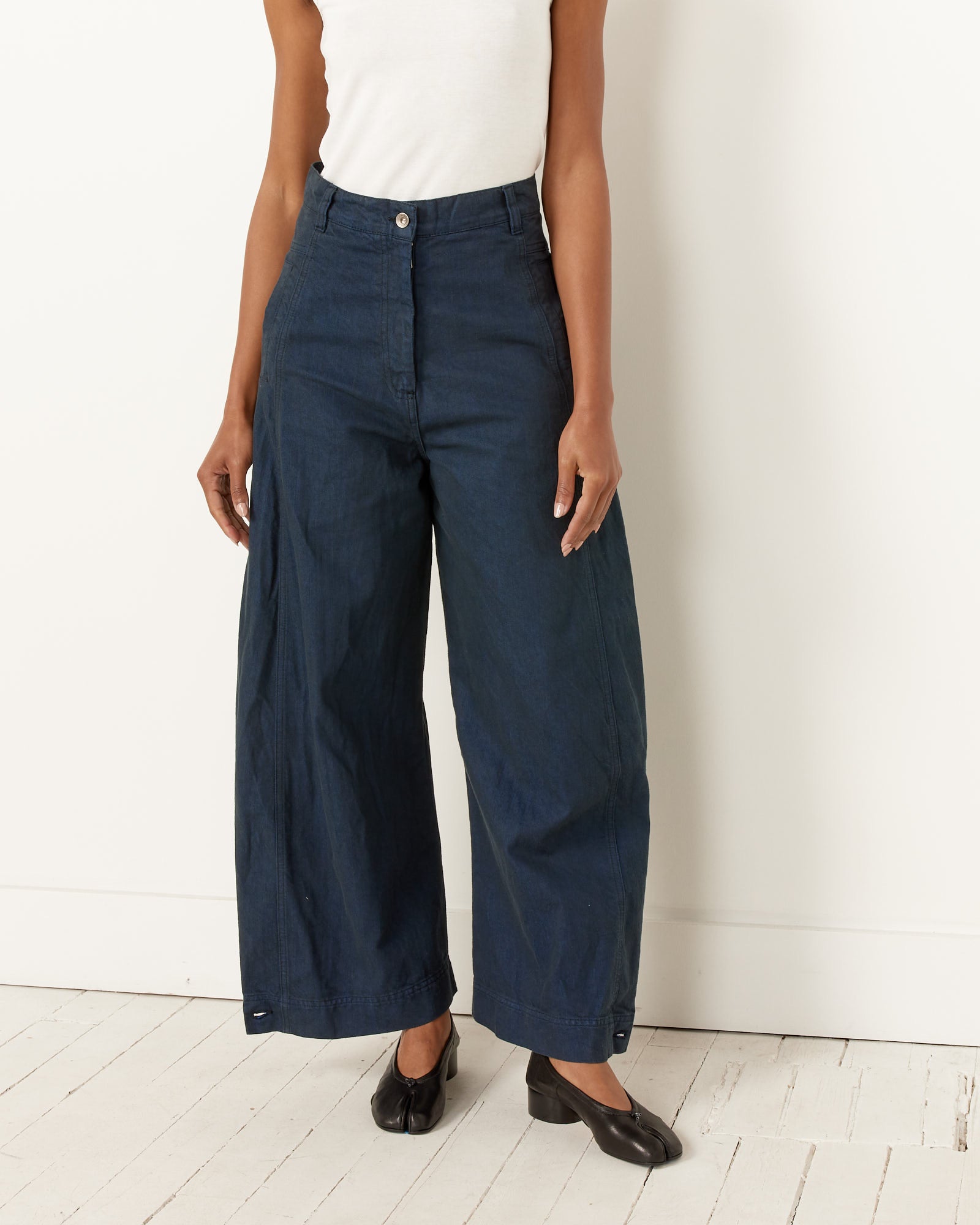 Post Denim Pant in Navy/Blue