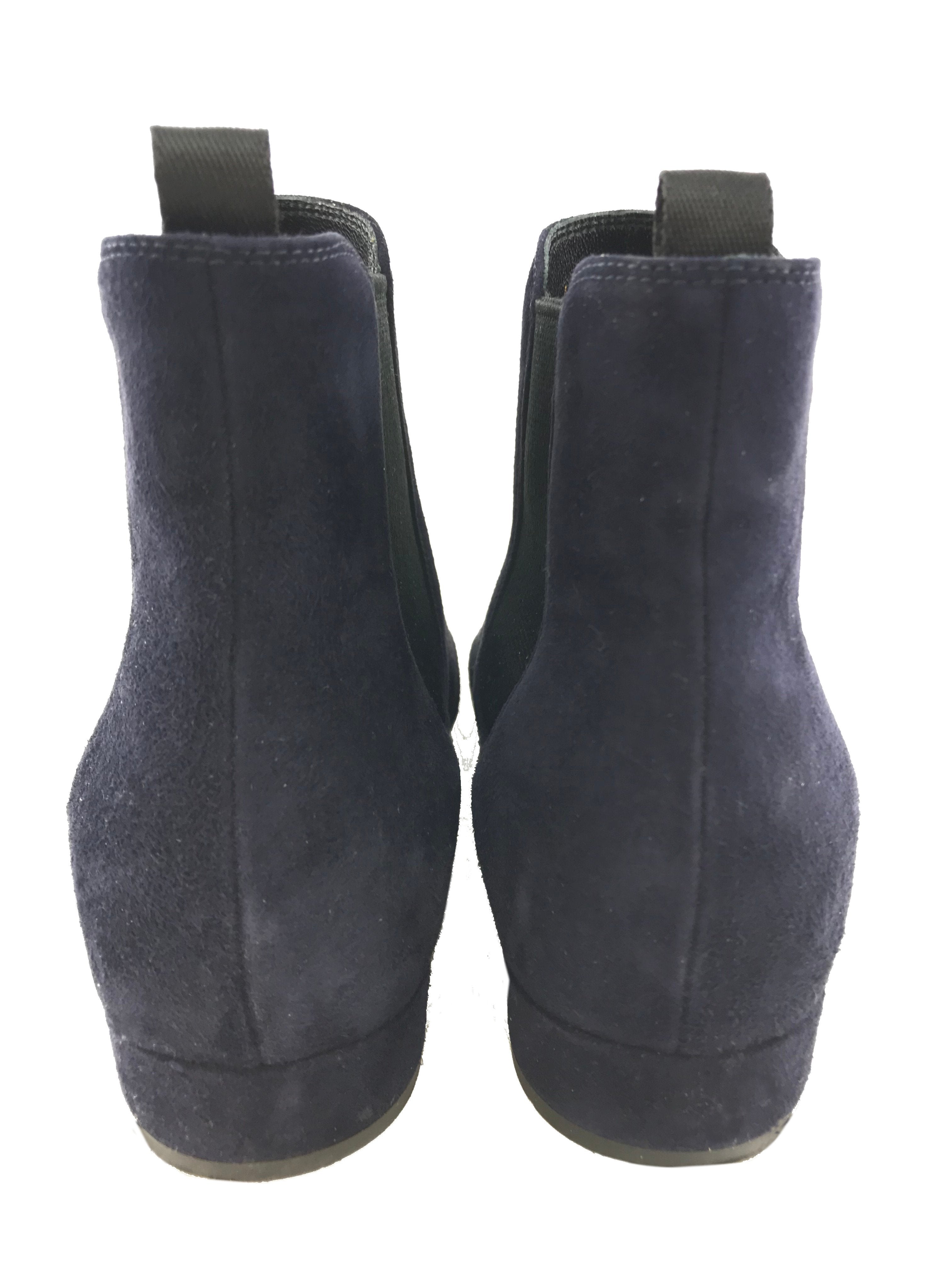 Prada Suede Round Toe Bootie Size 7.5