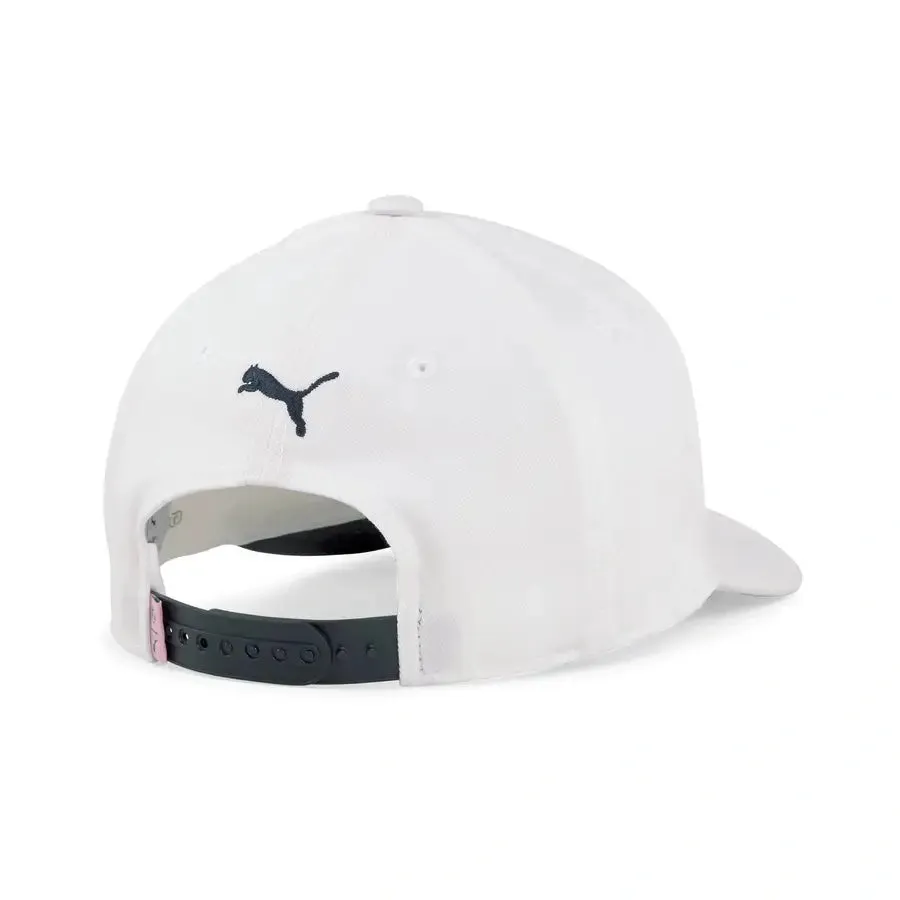 Puma AP Circle Umbrella Snapback Cap - White