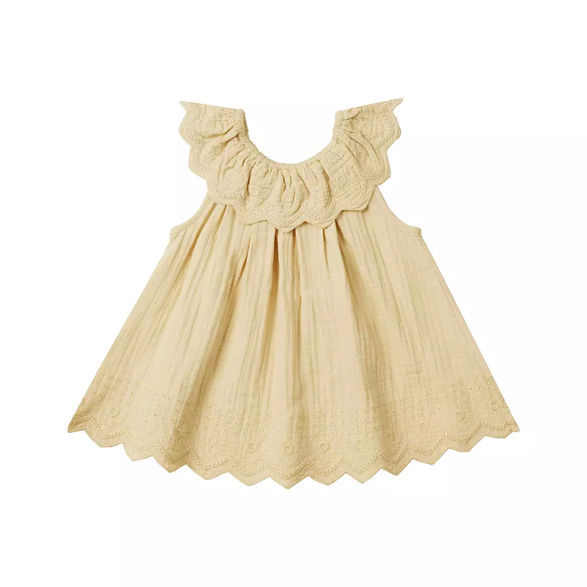 Quincy Mae Isla Dress - Lemon