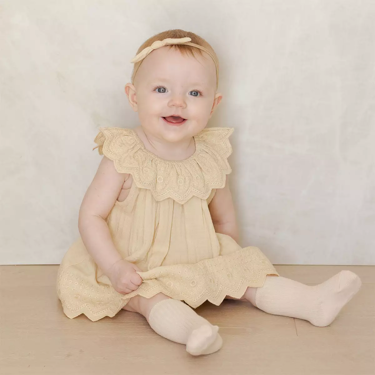 Quincy Mae Isla Dress - Lemon