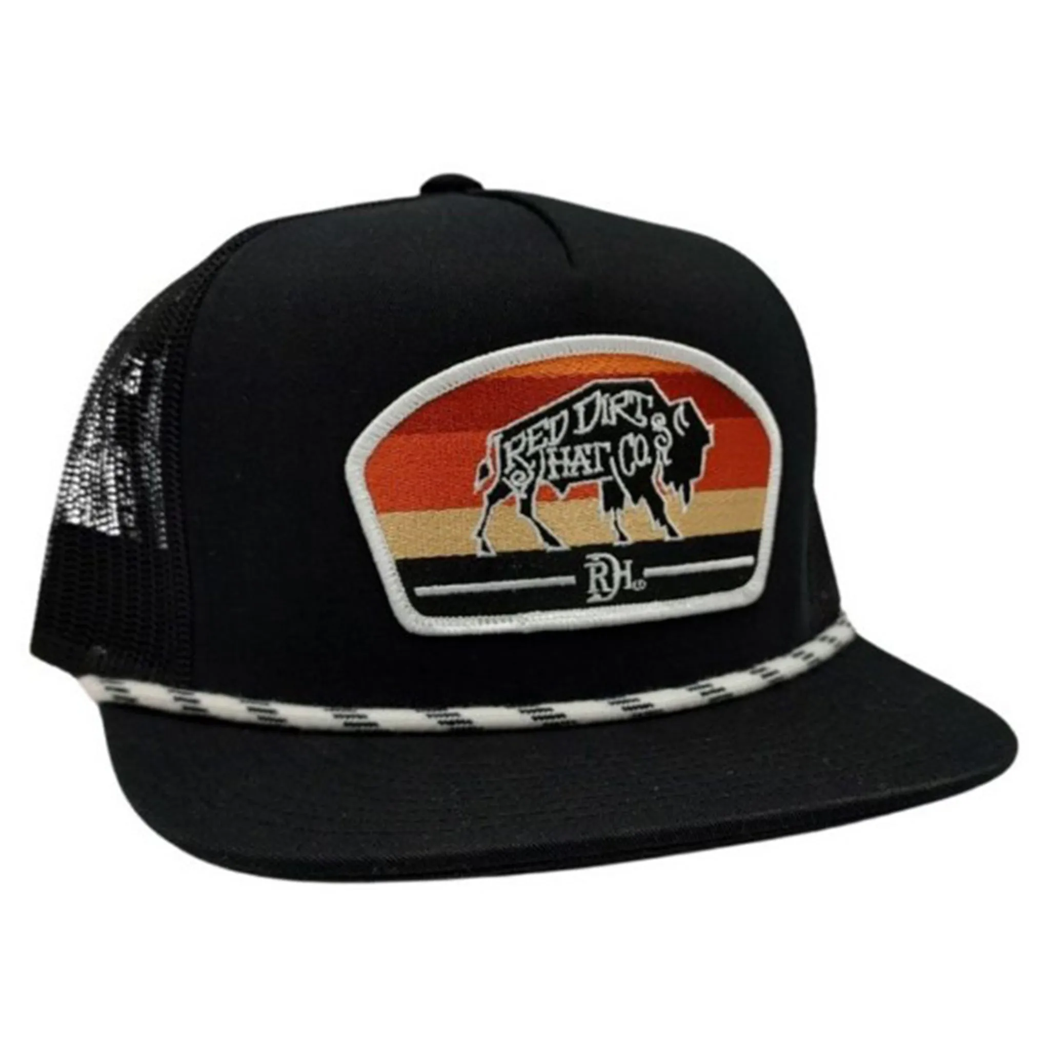 Red Dirt Black Buddy Buffalo Cap