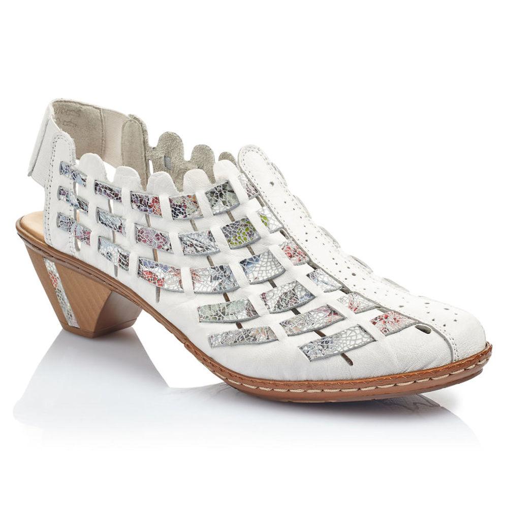 Rieker Women's 46778-80 Sina White Multi