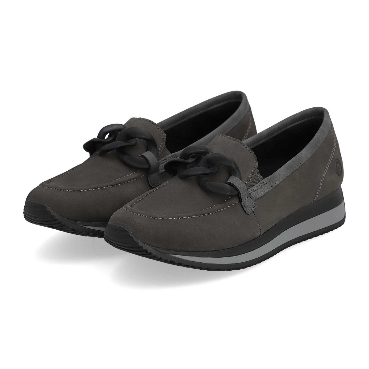 Rieker Women's D0H10-45 Grey Nubuck