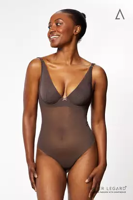 Seamless Backless Shapewear with Underwired High Apex Plunge Bra (JONI)