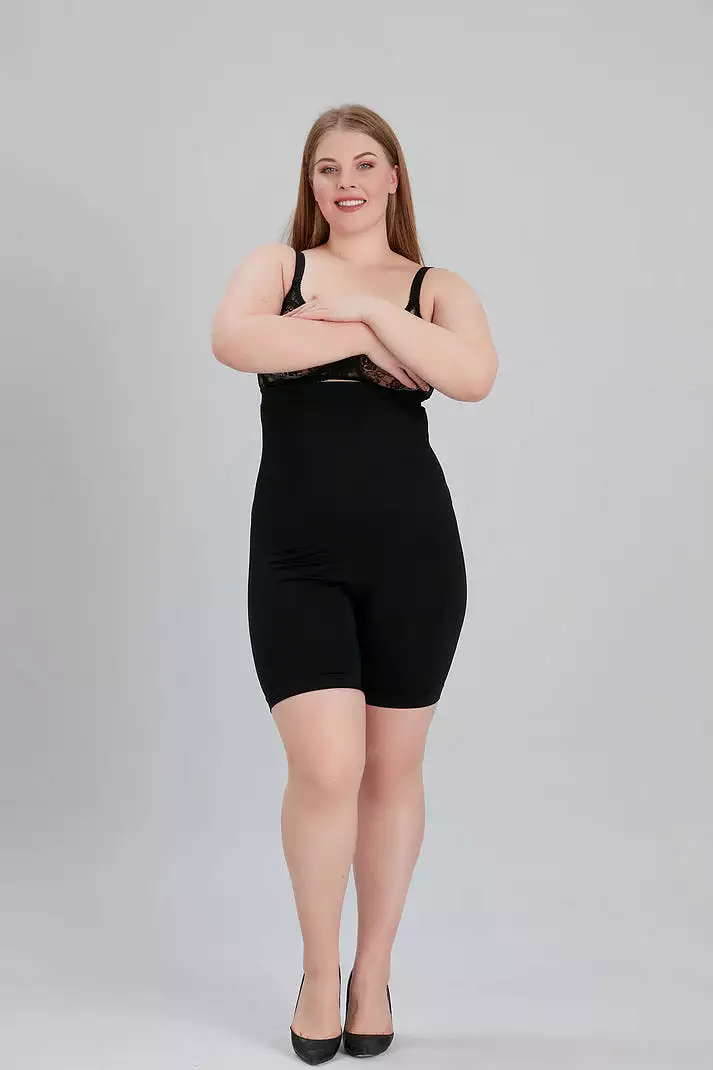 Shapewear London High Waisted Shapewear Shorts In Black