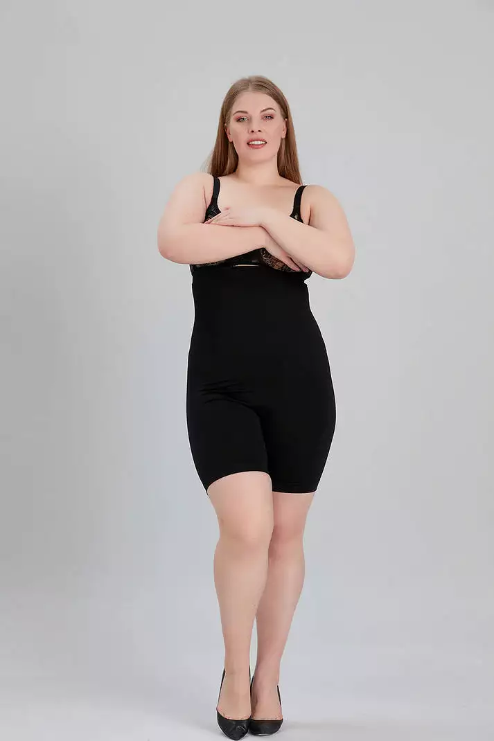 Shapewear London High Waisted Shapewear Shorts In Black