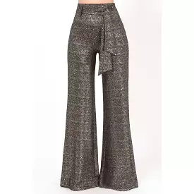 Shiny Paillette Pants