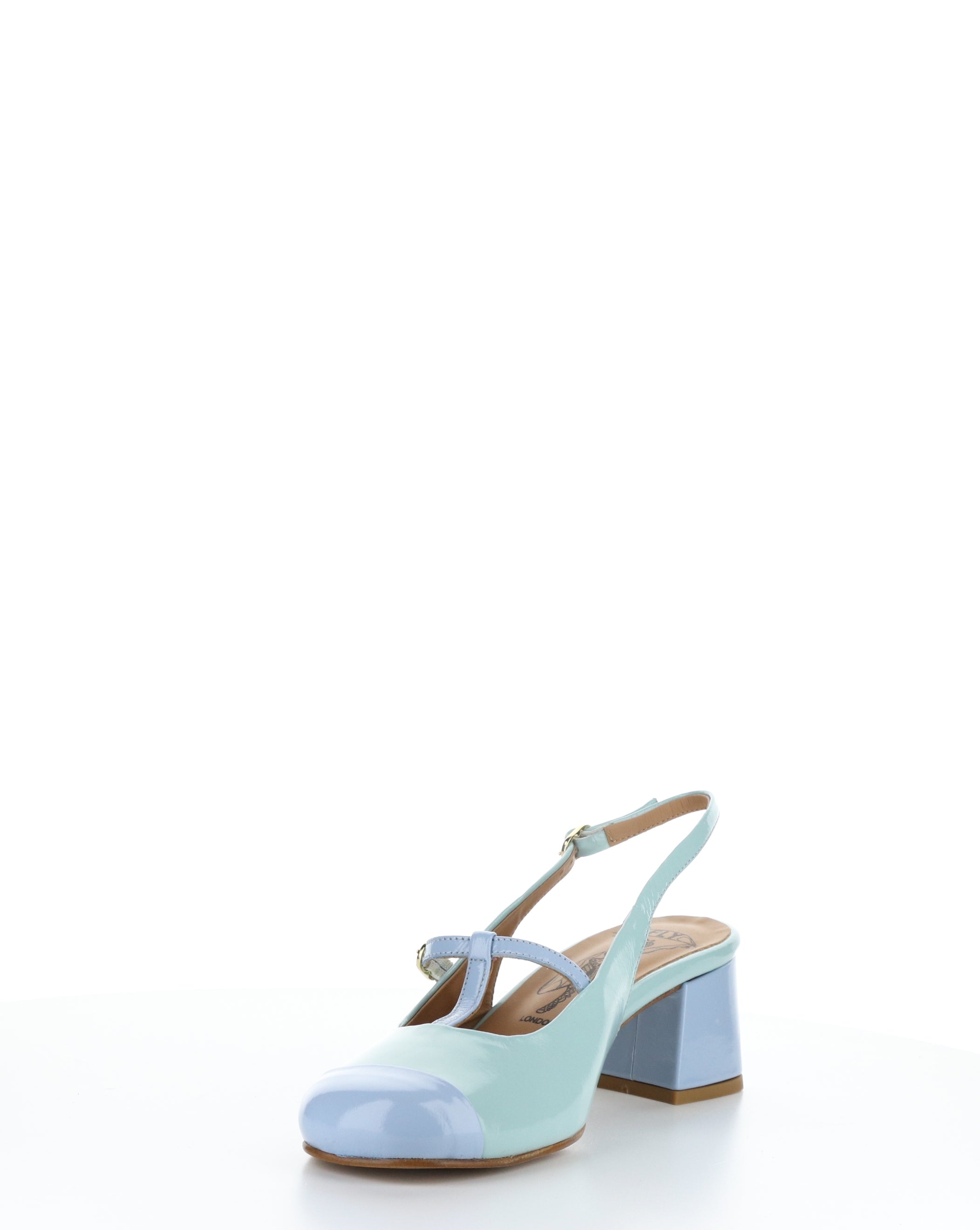 SOLN083FLY 000 SKY BLUE/SPEARMINT Round Toe Shoes