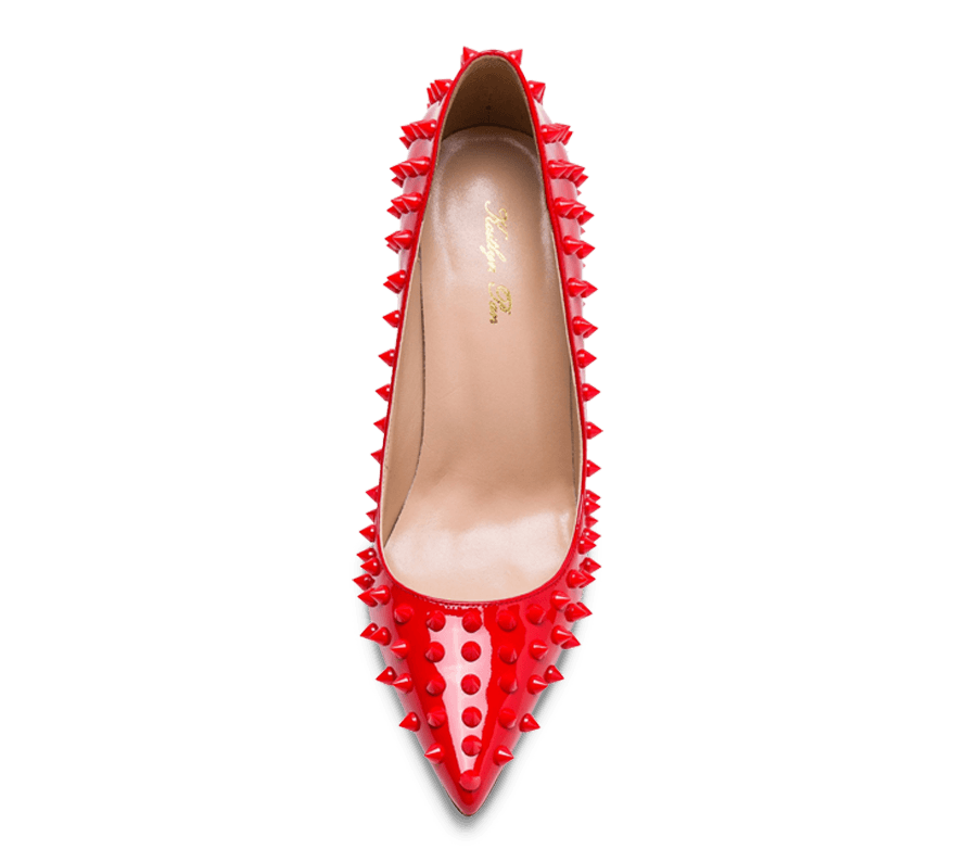 Spikes Red Sole High Heel Pumps