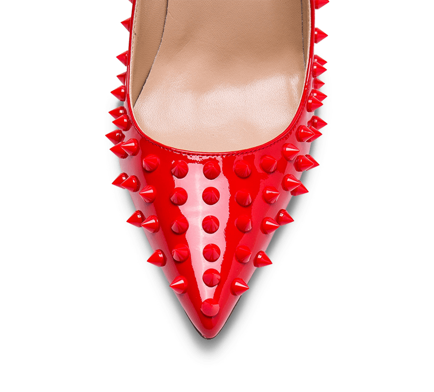 Spikes Red Sole High Heel Pumps