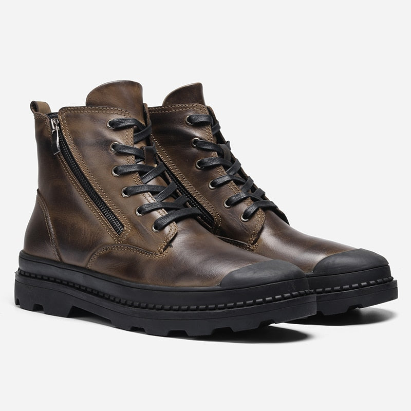 Spring Classic Genuine Leather Boots