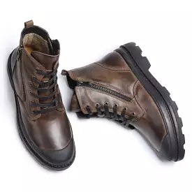 Spring Classic Genuine Leather Boots