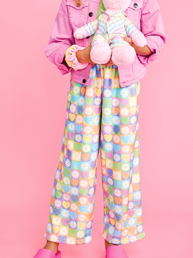 Spring Hearts Plush Pants