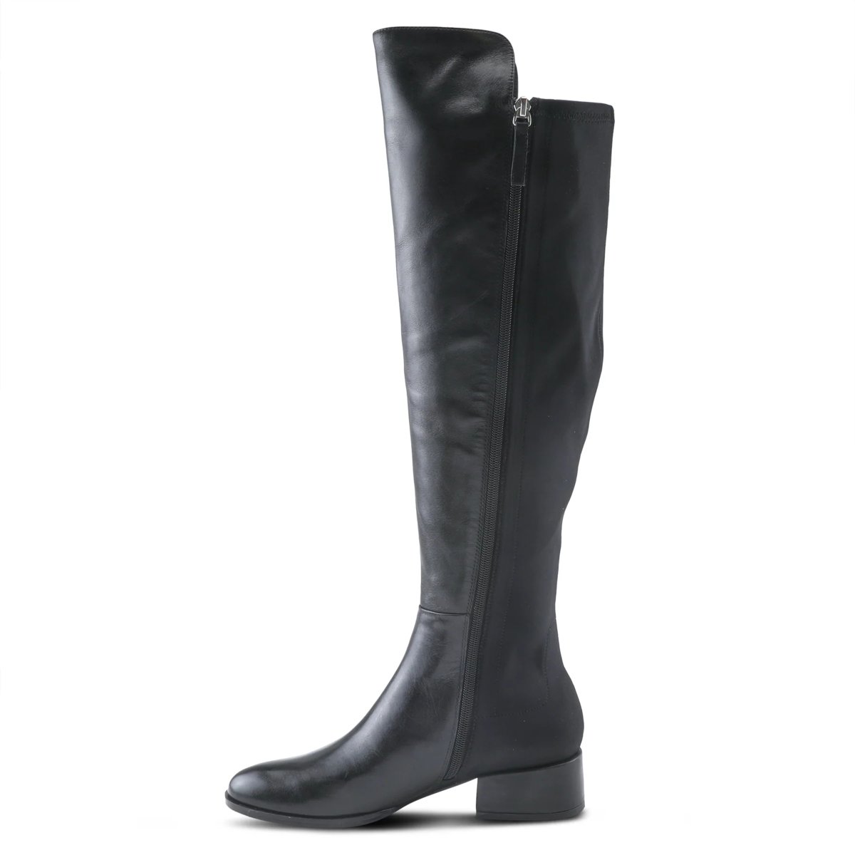 Spring Step Women's Rider Black Stretch Leather