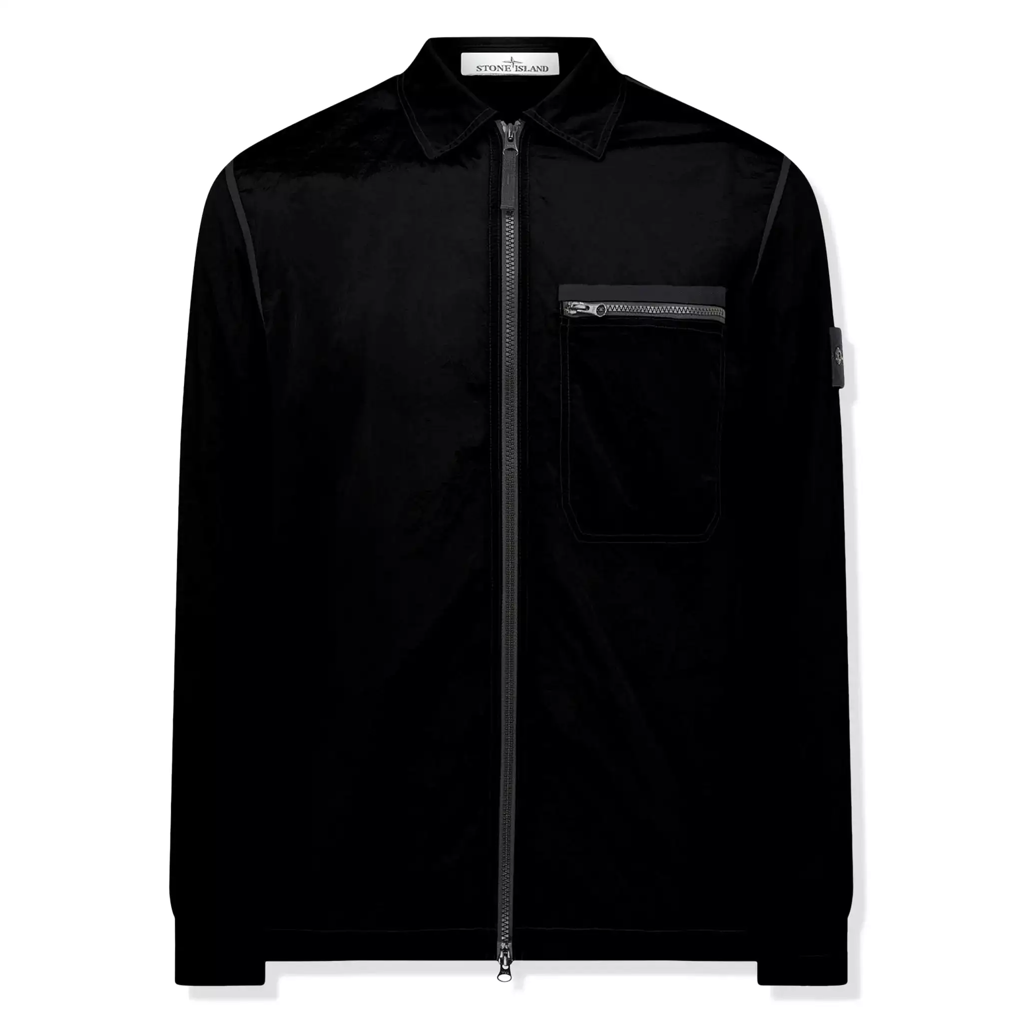 Stone Island Nylon Metal Black Overshirt