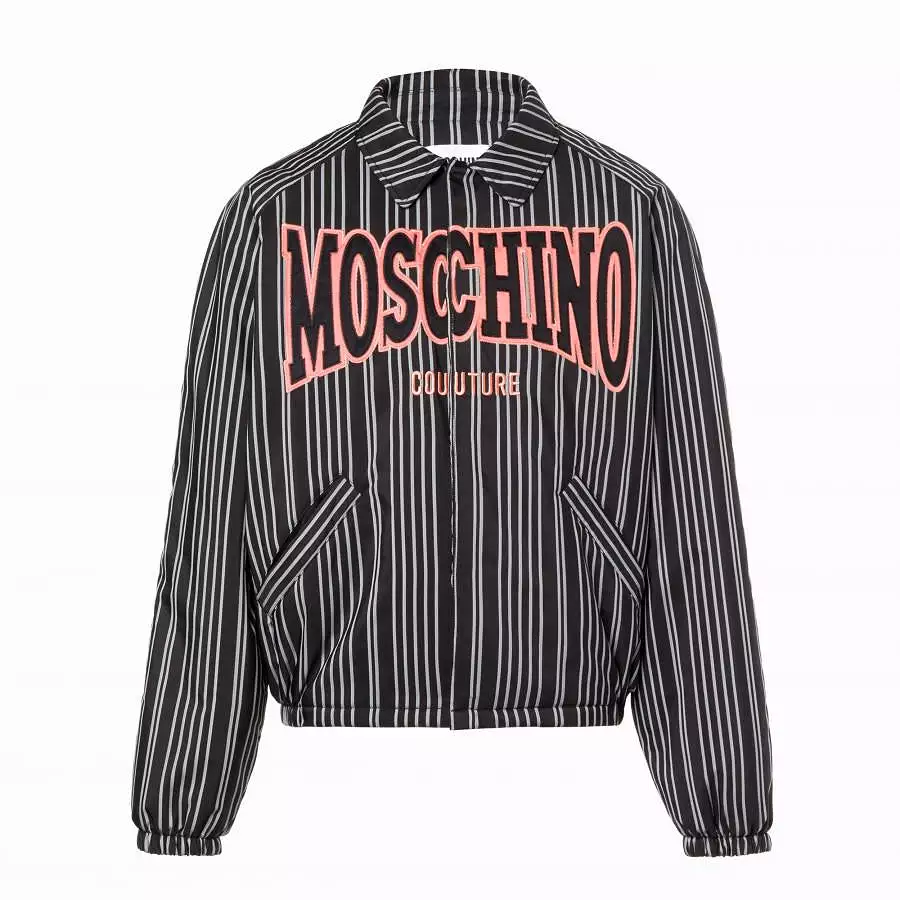 Striped Insulated Windbreaker Jacket