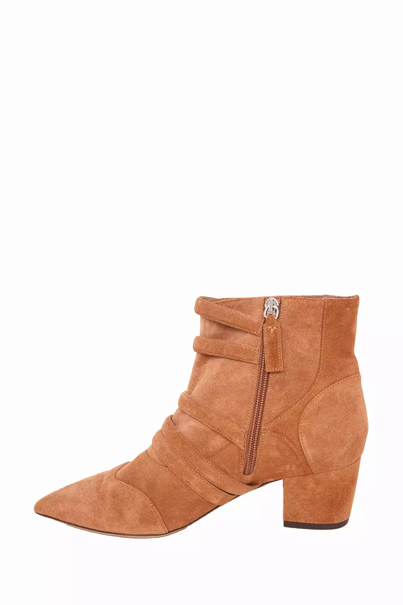 Tabitha Simmons Brown Suede Buckled Ankle Boots Size 40