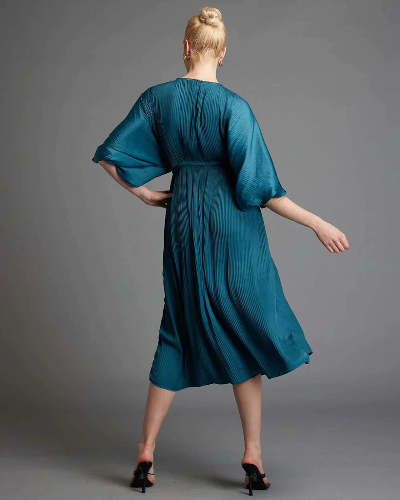 Thalia Travels Dress Teal