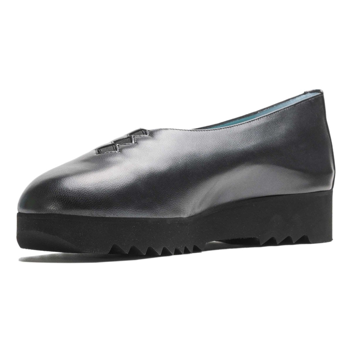 Thierry Rabotin Women's Grace Wedge Black Pearlized