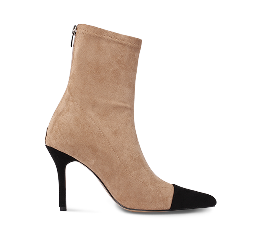 Two Tone Ankle Boots