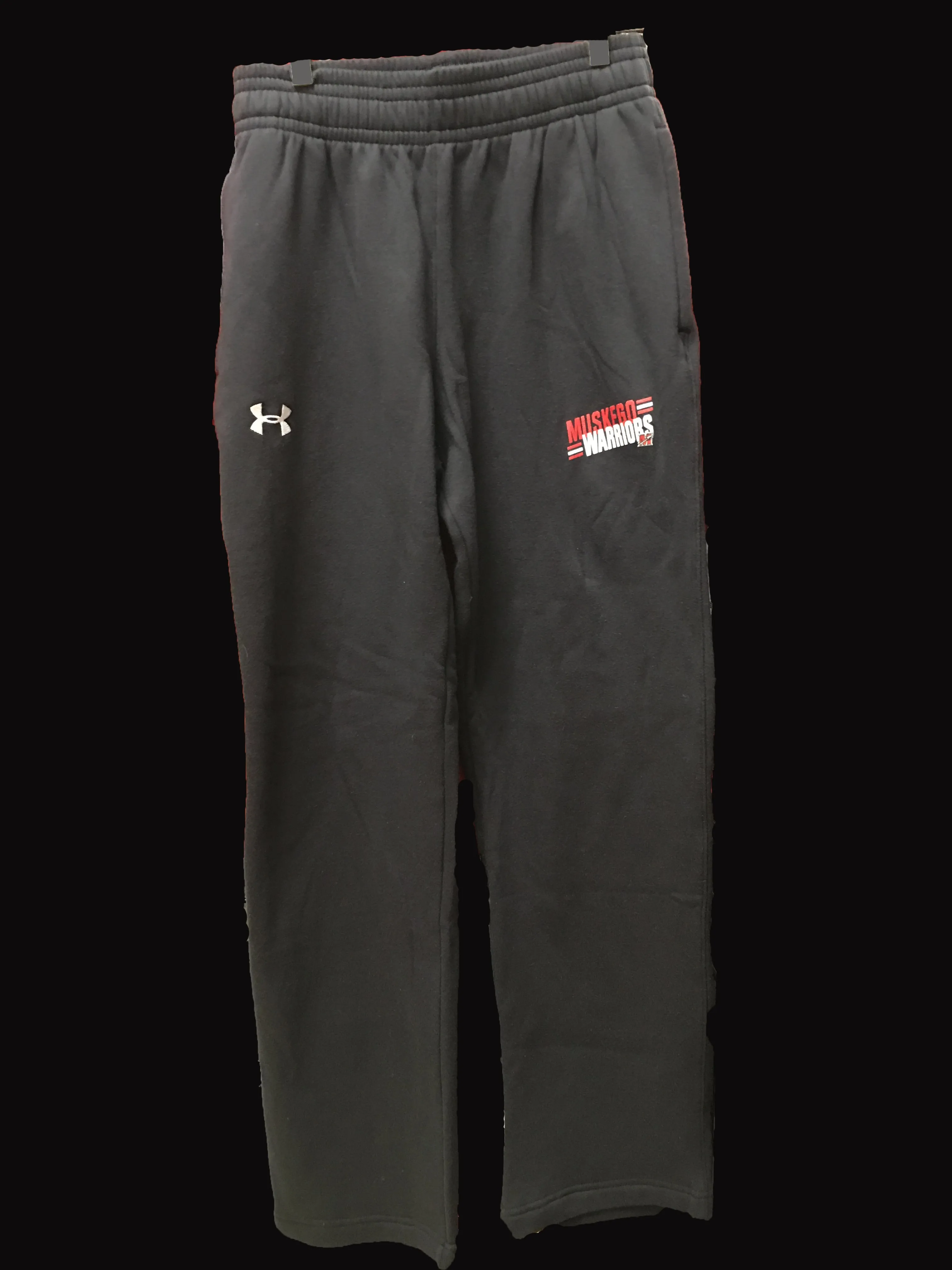 Under Armour Men's Black Hustle Fleece Sweatpants - Sale!