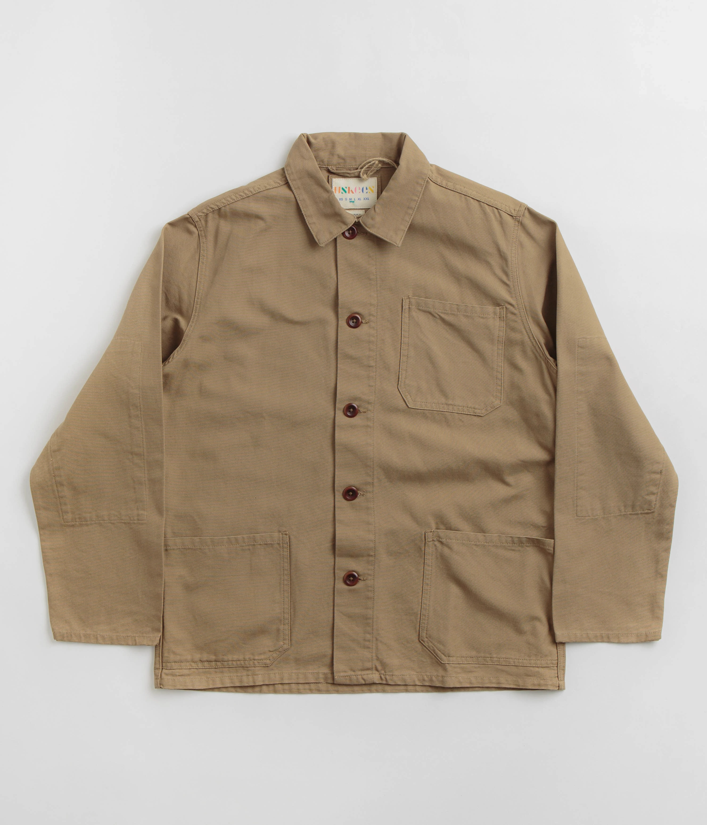 Uskees 3001 Buttoned Overshirt - Khaki