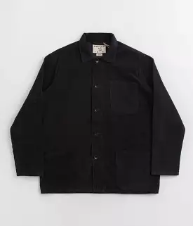 Uskees 3001 Cord Buttoned Overshirt - Midnight Blue