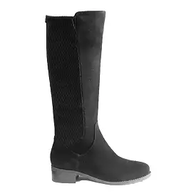 Valdini Women's Nadine Black Suede Waterproof