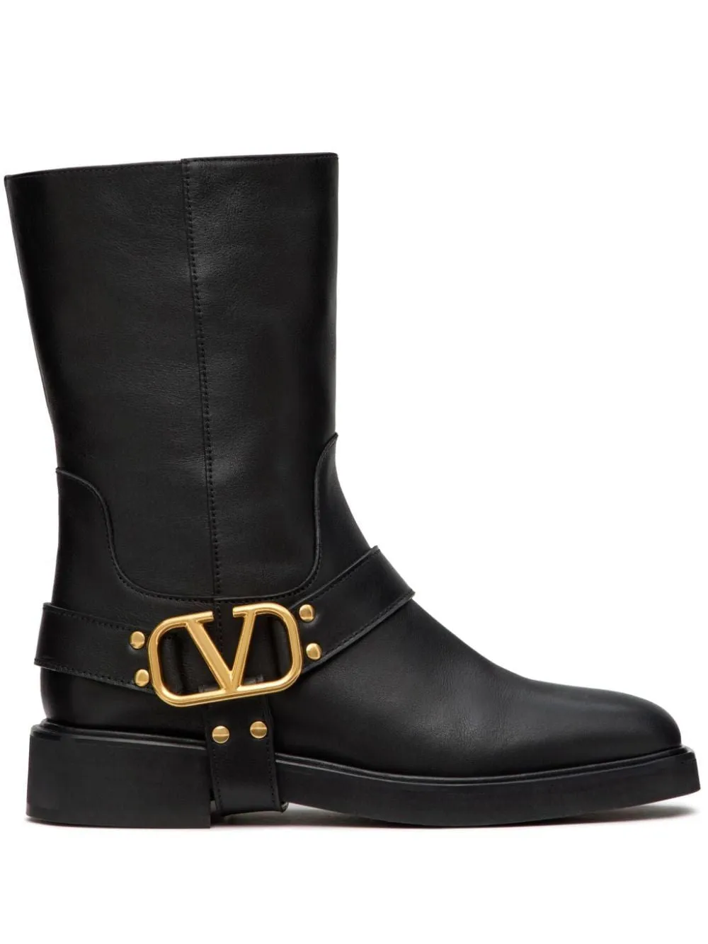 VALENTINO Signature Mini Biker Boots 30mm