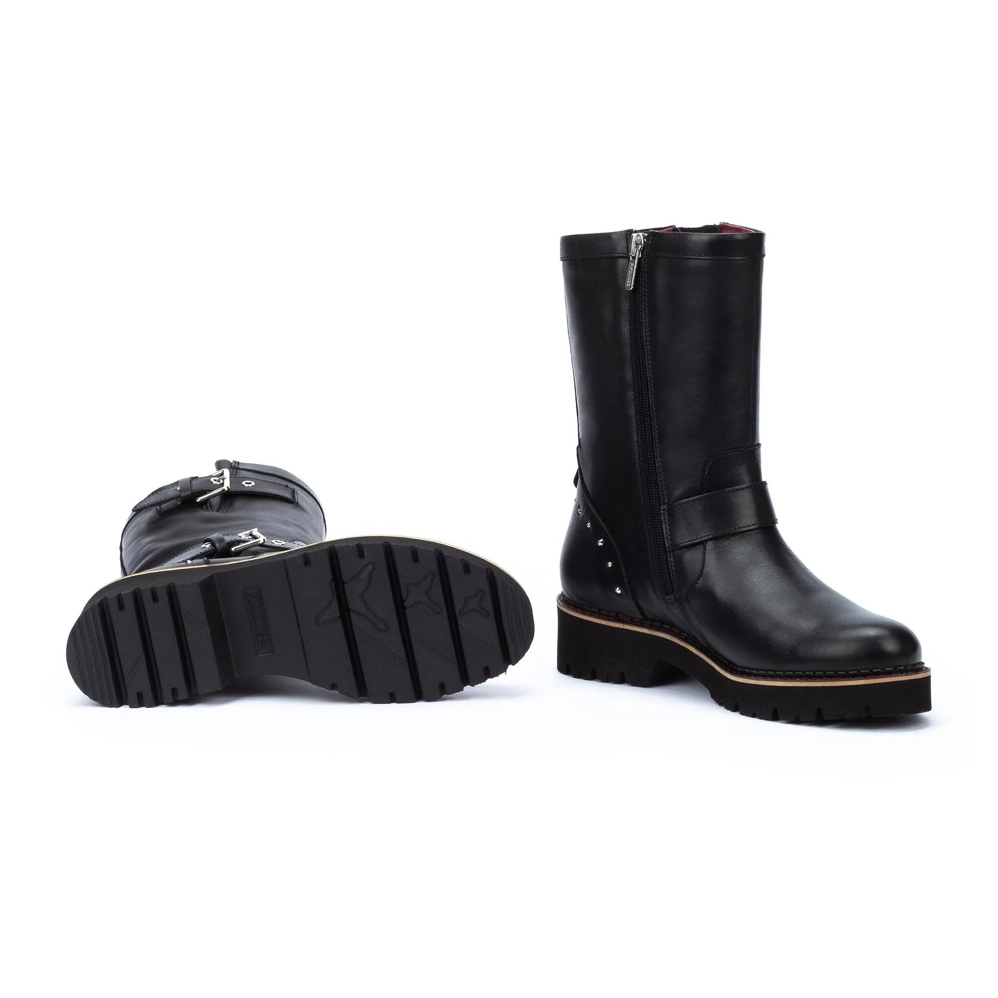 VICAR Biker boots with buckle