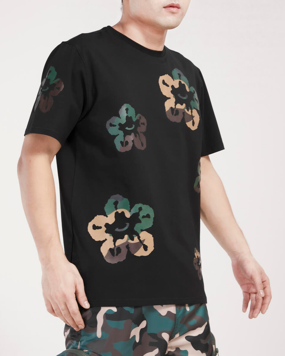 Woodland Camo Tear Drip Tee