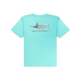 Youth Jigfish Americana Short Sleeve T-Shirt