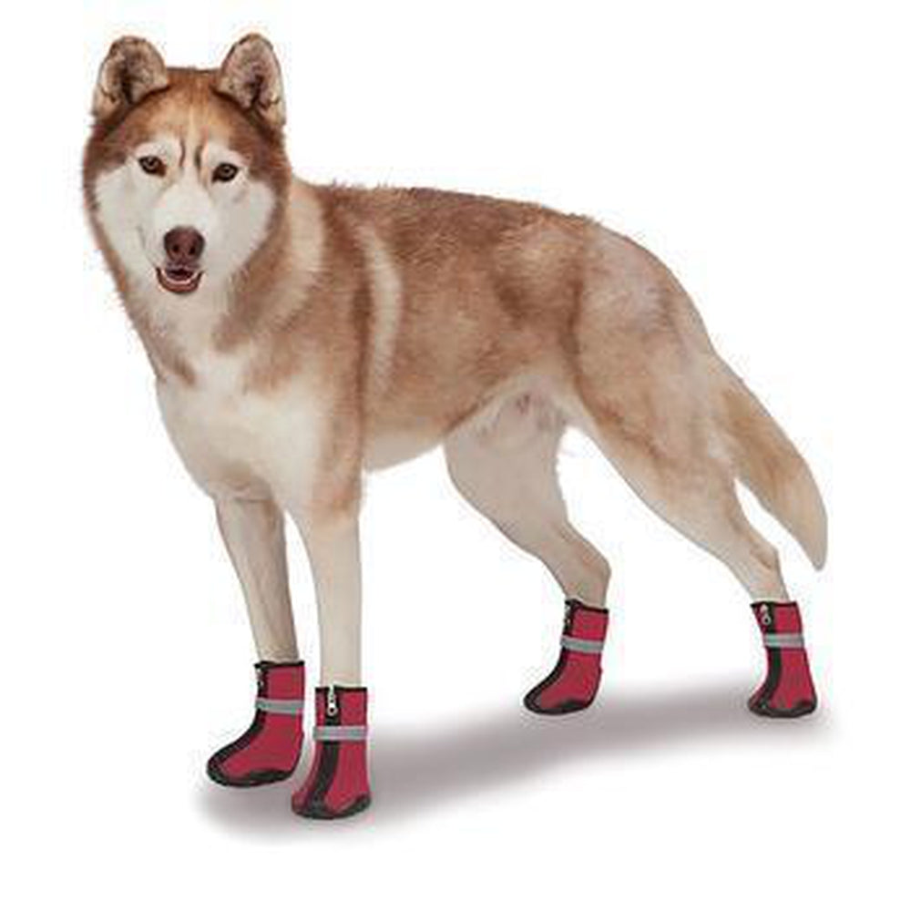 Zack and Zoey ThermaPet Neoprene Dog Boots - Red