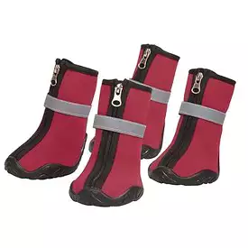 Zack and Zoey ThermaPet Neoprene Dog Boots - Red