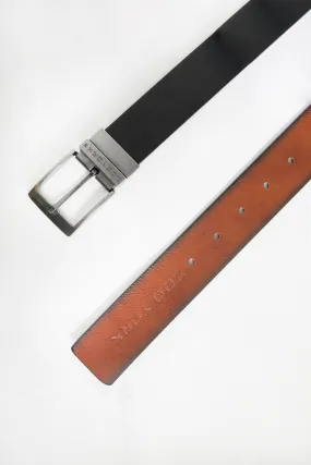 Zoo York Mens Reverisble Faux Leather Belt